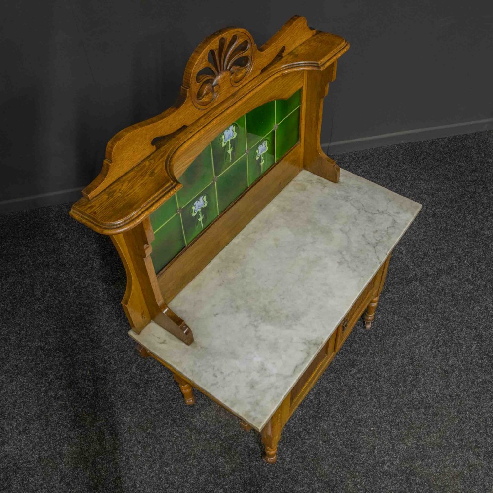 Victorian Oak Washstand View VII