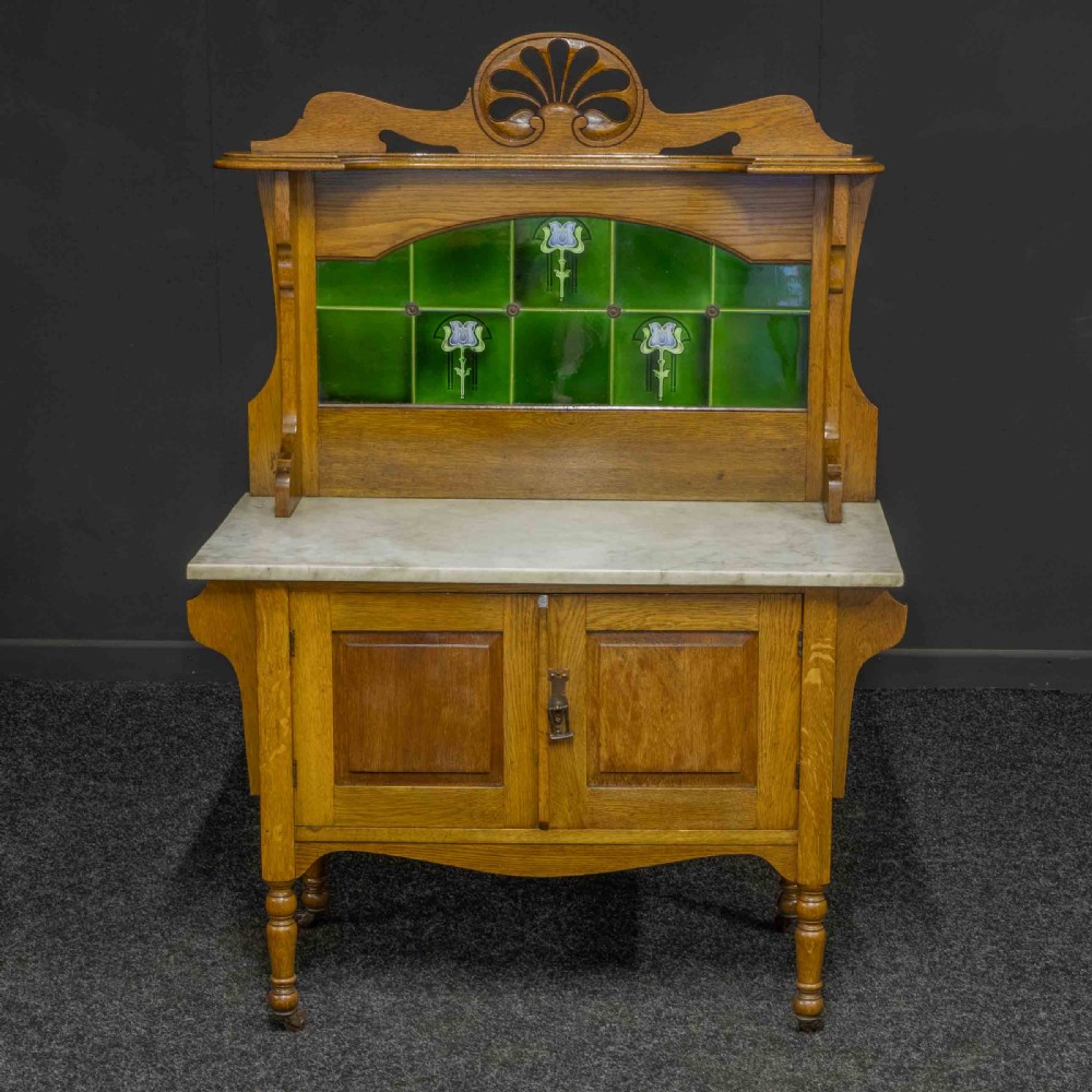 Victorian Oak Washstand View VIII