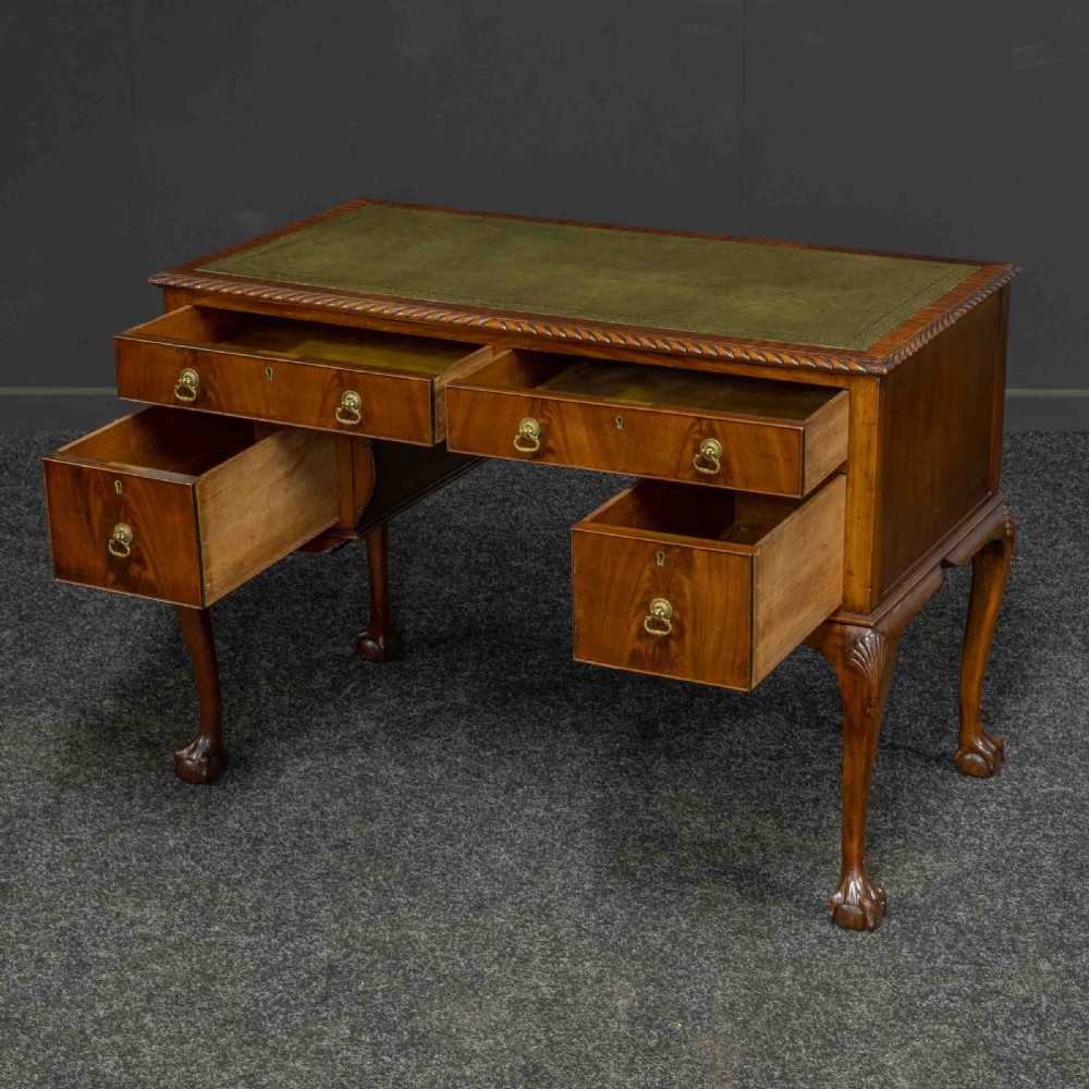 Chippendale Style Mahogany Desk View II