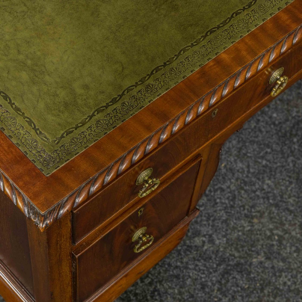 Chippendale Style Mahogany Desk View V
