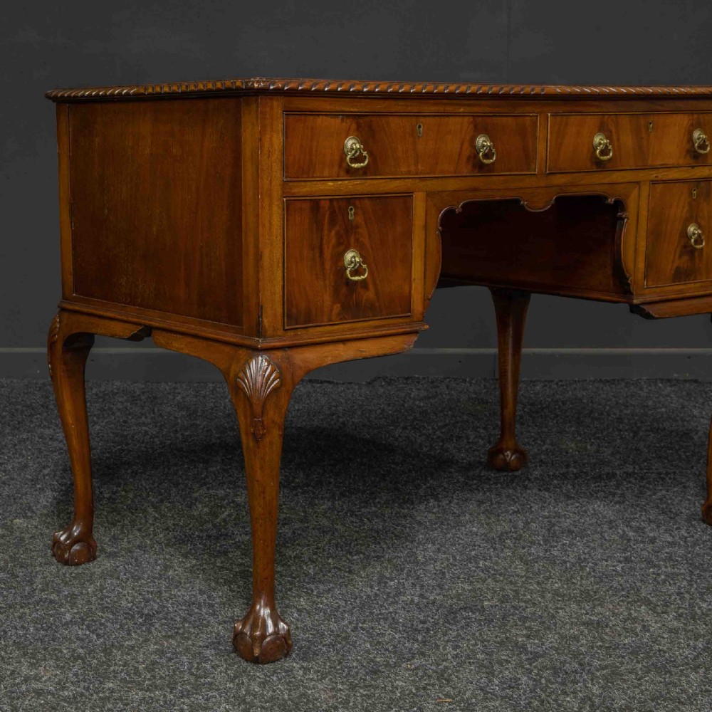 Chippendale Style Mahogany Desk View VII