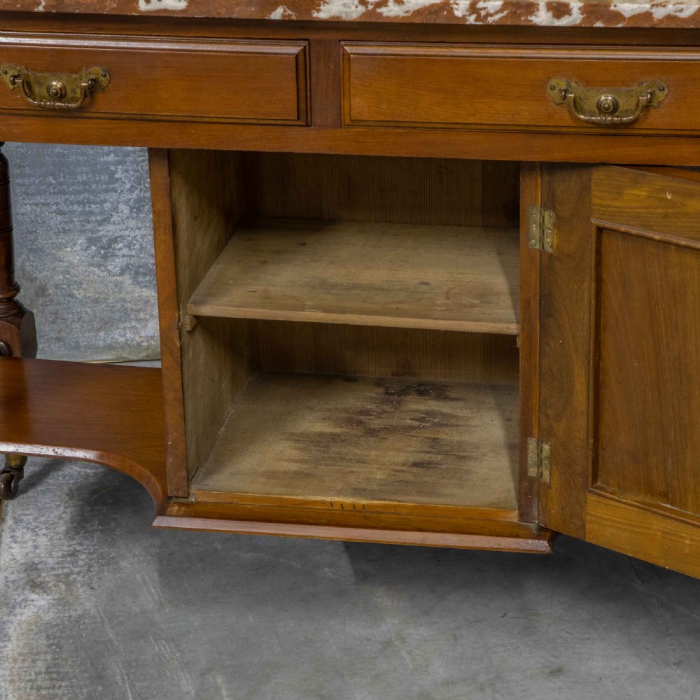 Victorian Walnut Washstand View IV