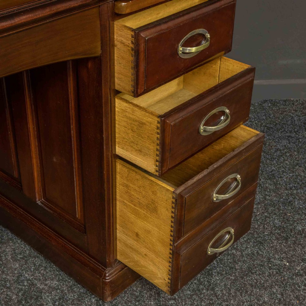 Early 20th Century Mahogany Desk View XV