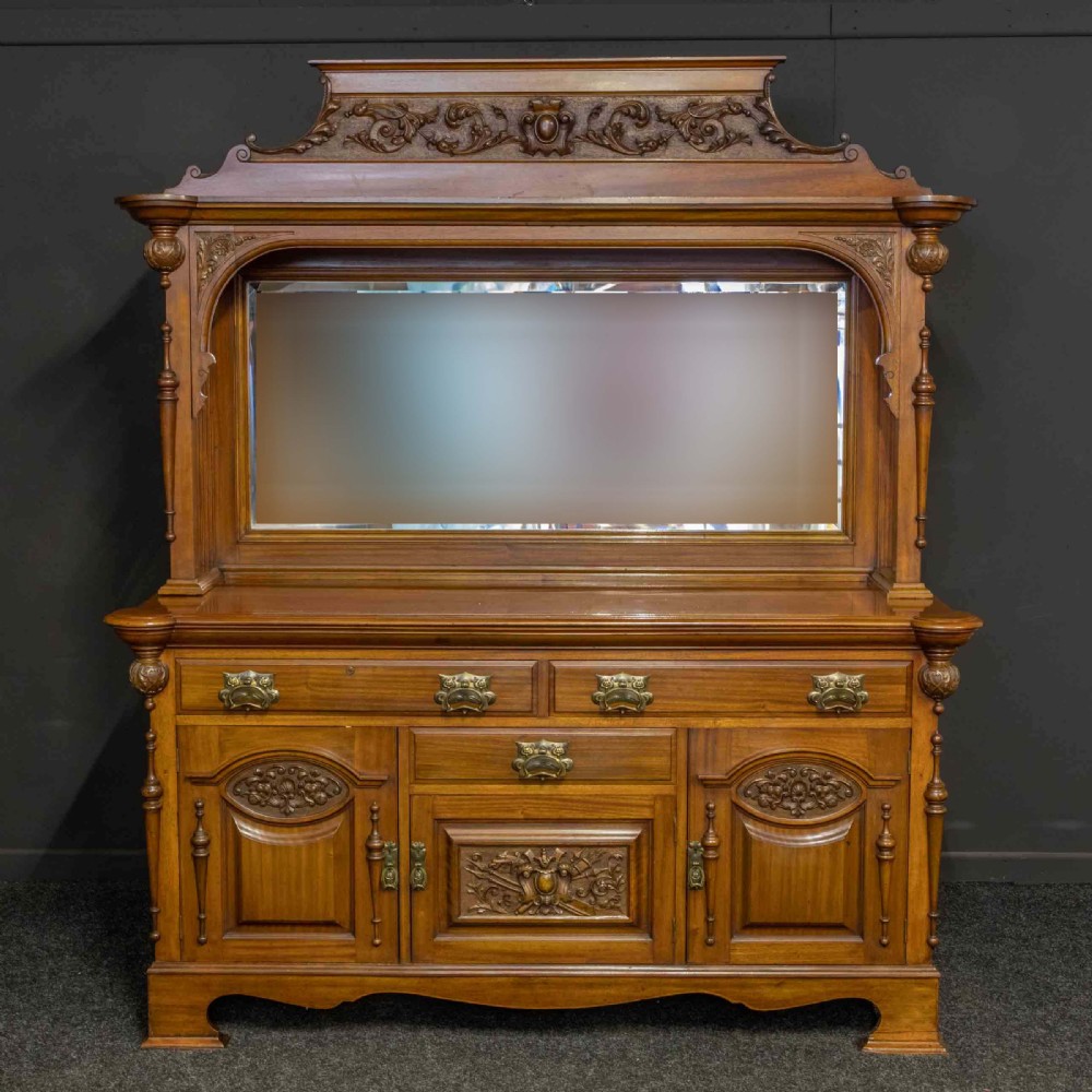 Victorian Mahogany Sideboard View VII
