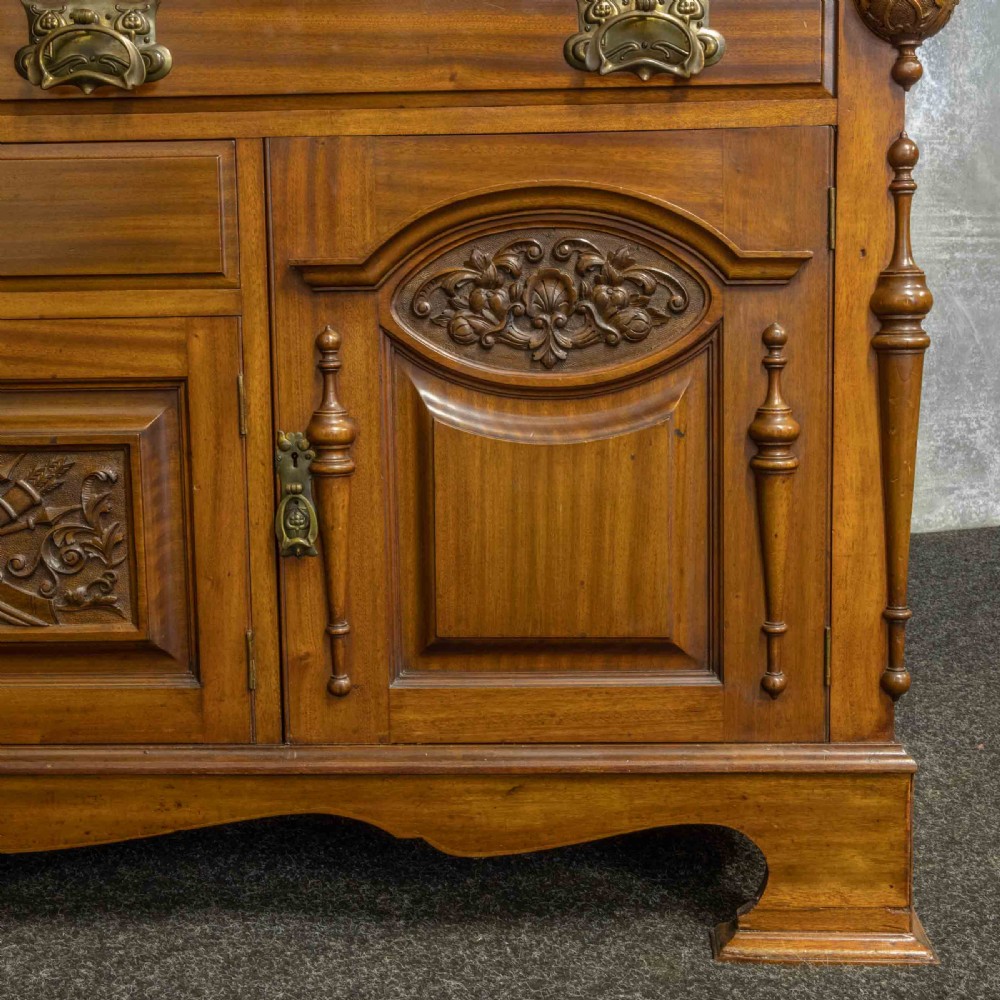 Victorian Mahogany Sideboard View IX