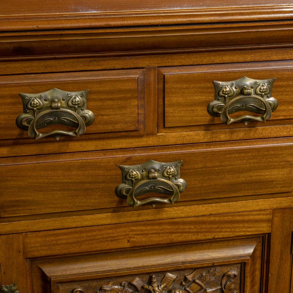 Victorian Mahogany Sideboard View XII