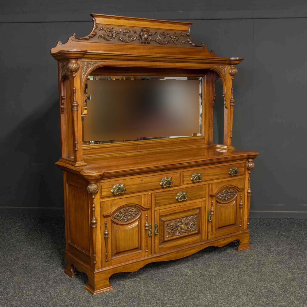 Victorian Mahogany Sideboard View XVI