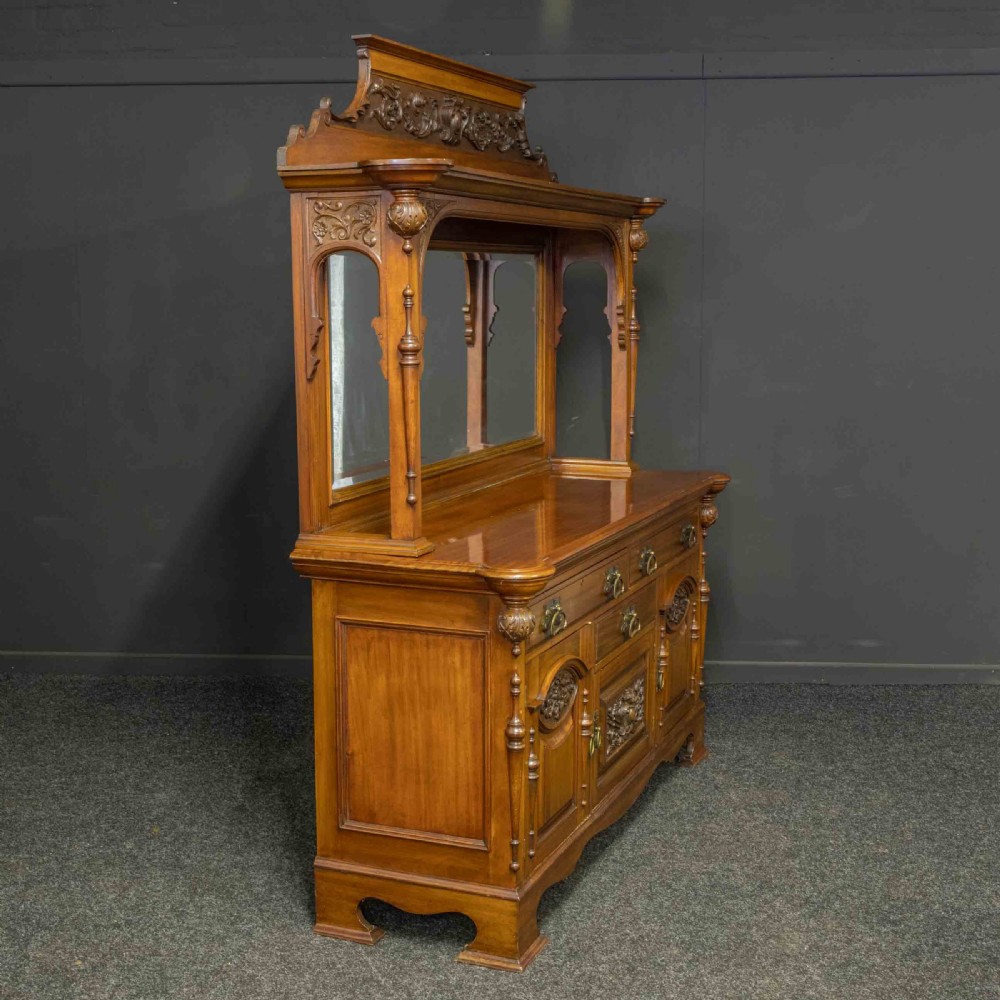 Victorian Mahogany Sideboard View XVII