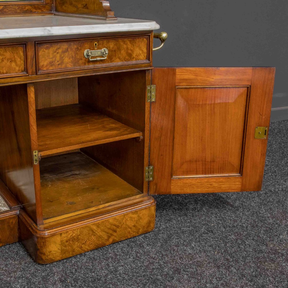 Aesthetic Walnut Washstand View VI