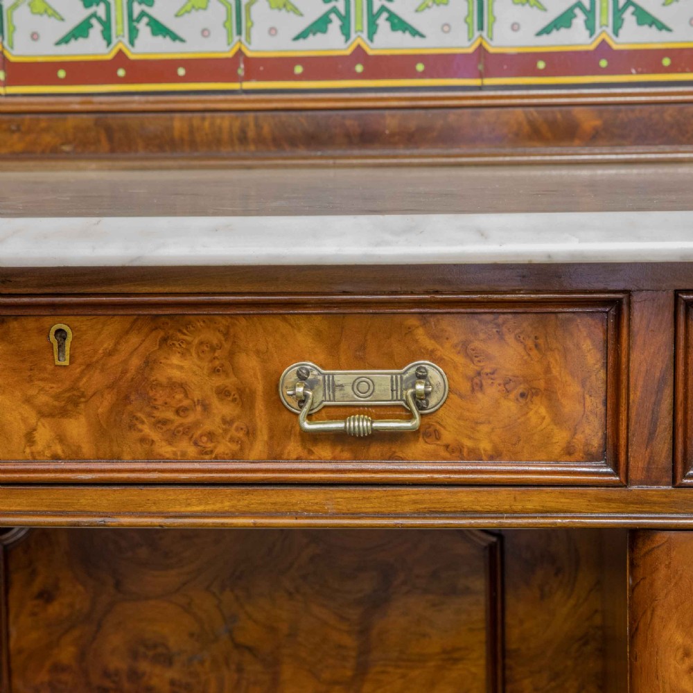 Aesthetic Walnut Washstand View IX