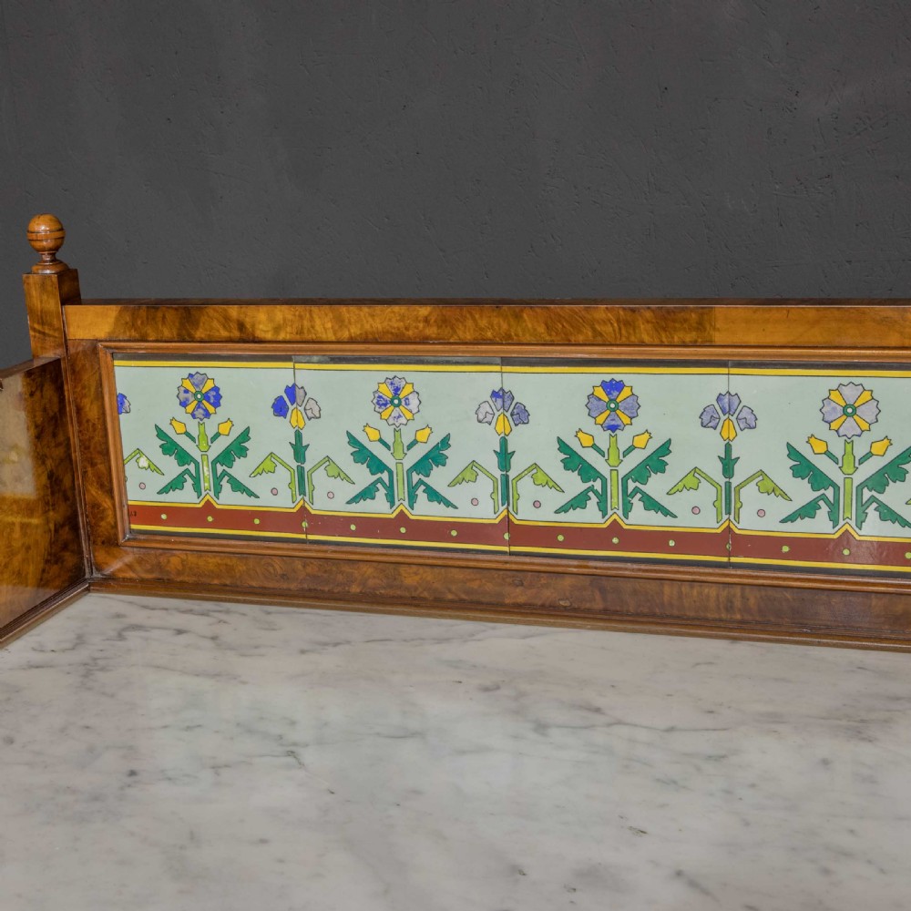 Aesthetic Walnut Washstand View XI