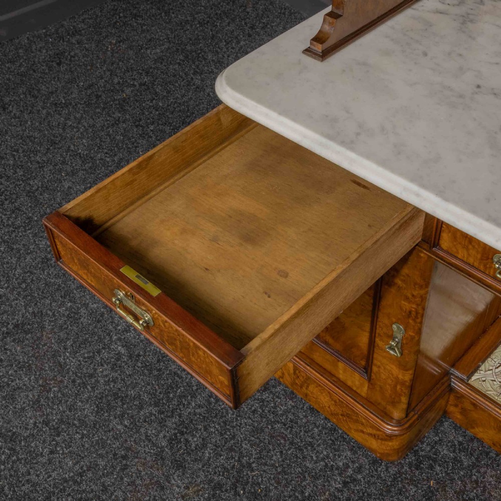 Aesthetic Walnut Washstand View XII