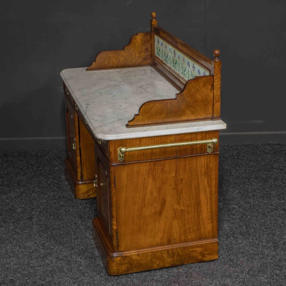 Aesthetic Walnut Washstand View XIV