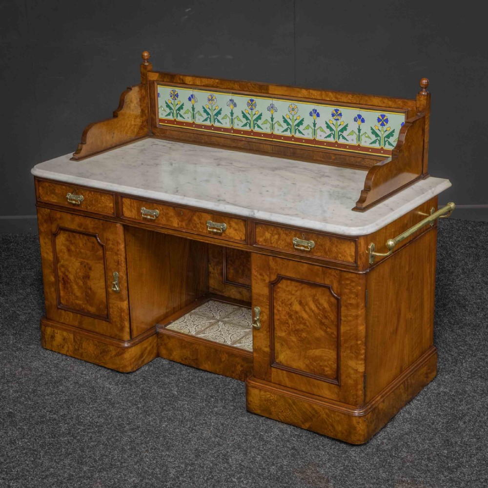 Aesthetic Walnut Washstand View XV