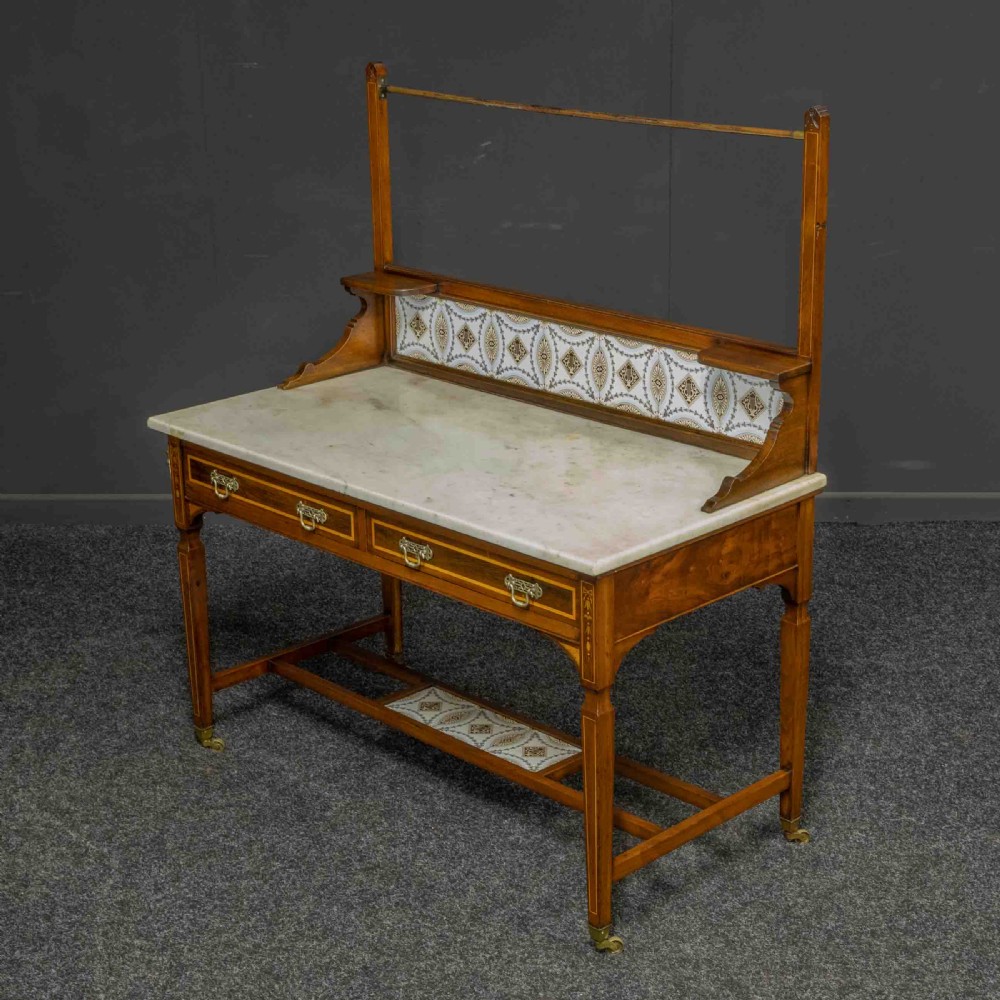 Edwardian Inlaid Washstand