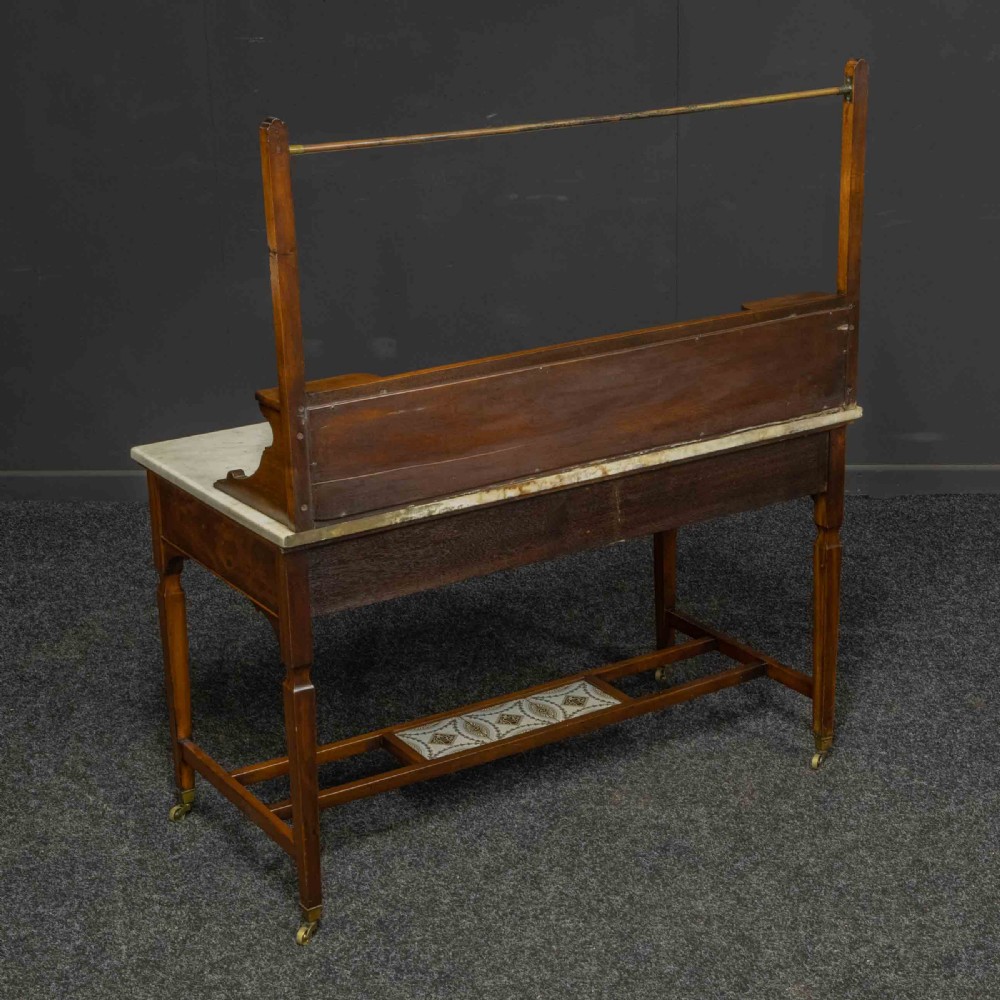 Edwardian Inlaid Washstand View XI