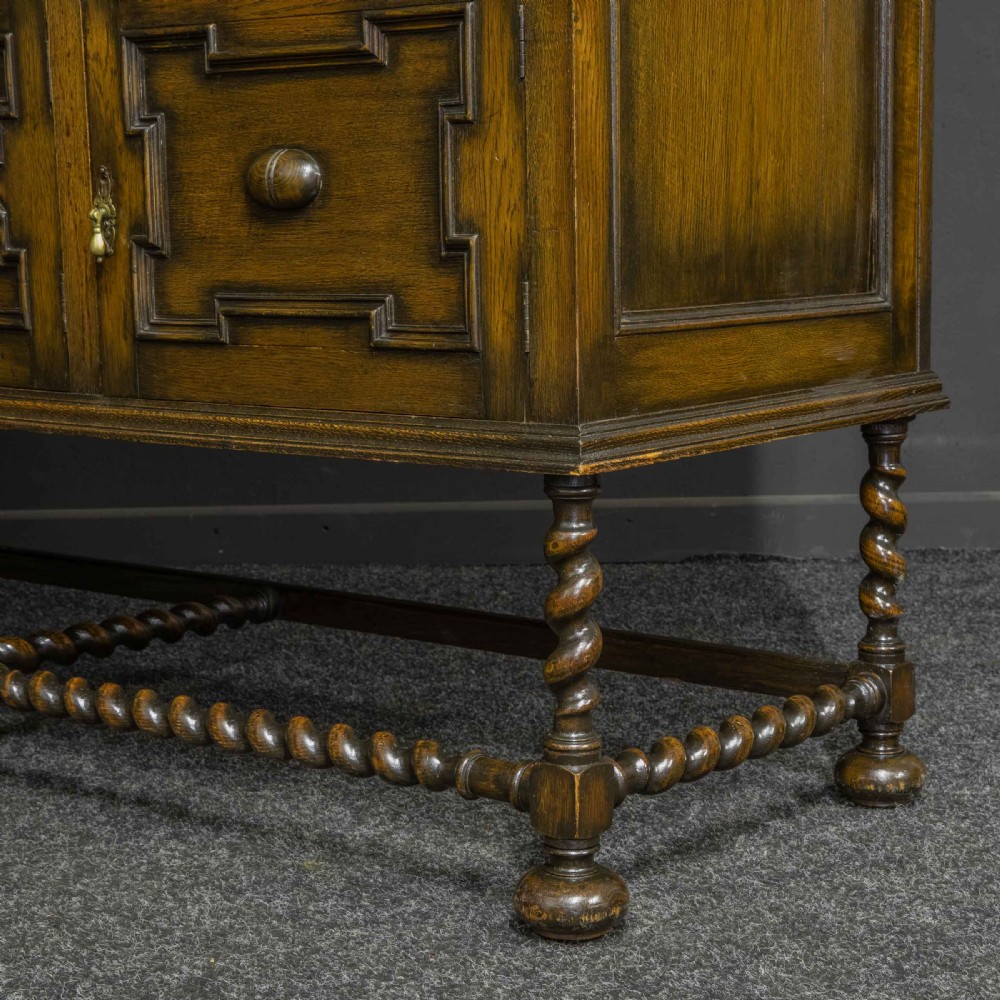 Early 20th Century Jacobean Style Oak Dresser View VII