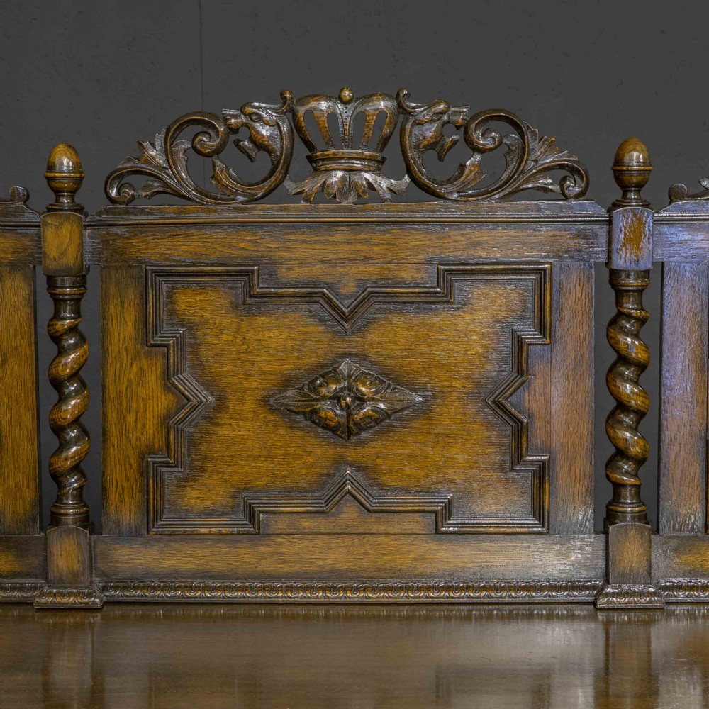 Early 20th Century Jacobean Style Oak Dresser View IX