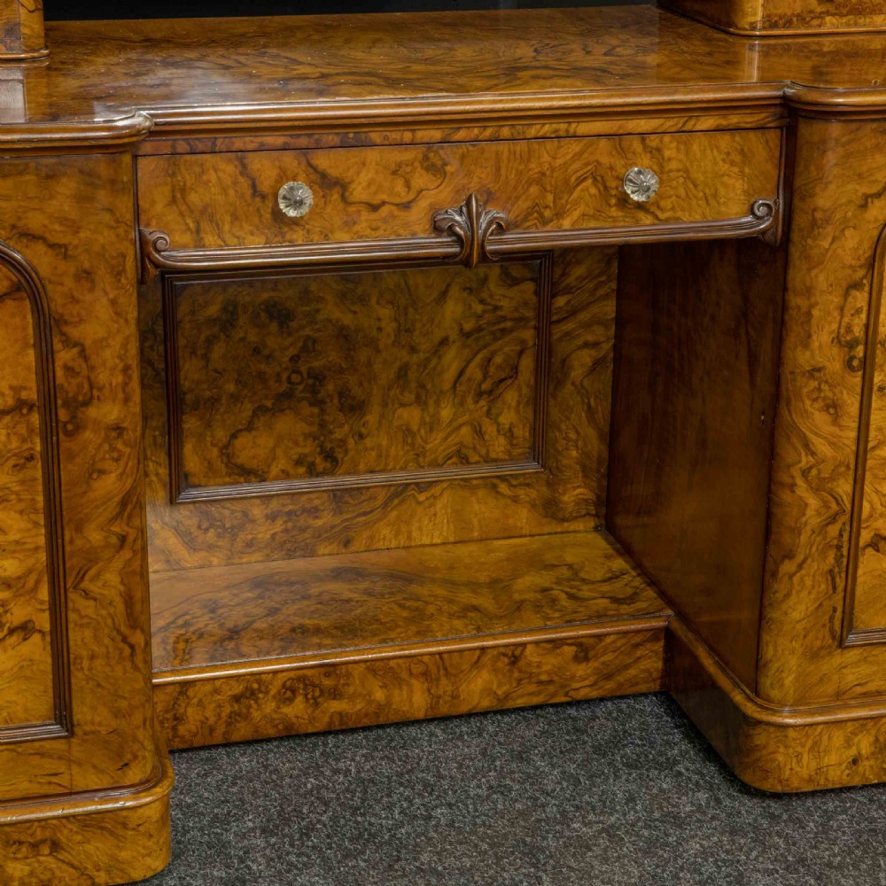 Victorian Burr Walnut Dressing Table View XI