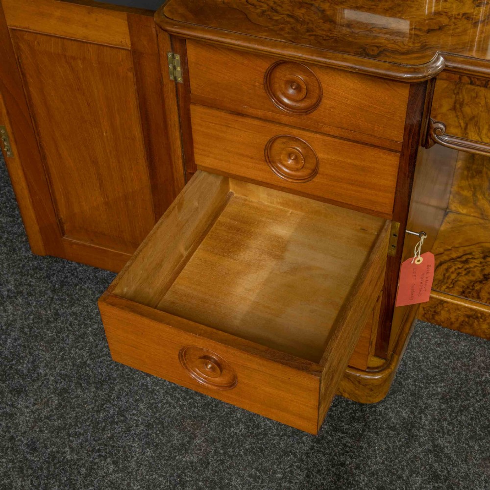 Victorian Burr Walnut Dressing Table View XIII