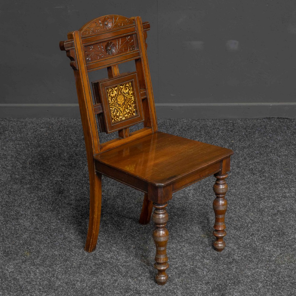 Victorian Walnut Hall Chair