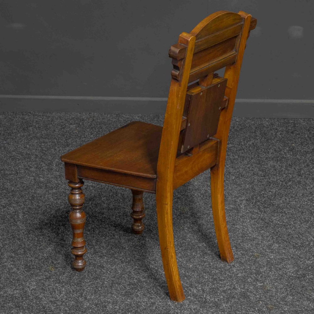 Victorian Walnut Hall Chair View VI