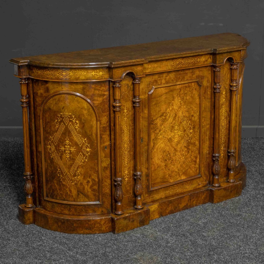 Victorian Walnut Credenza