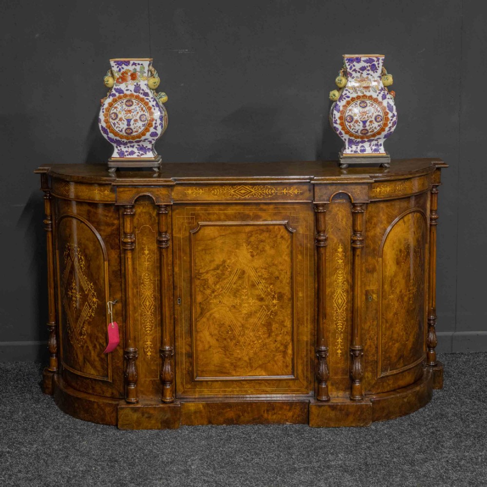 Victorian Walnut Credenza View II
