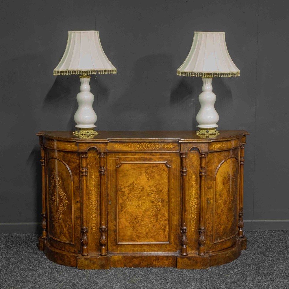 Victorian Walnut Credenza View III