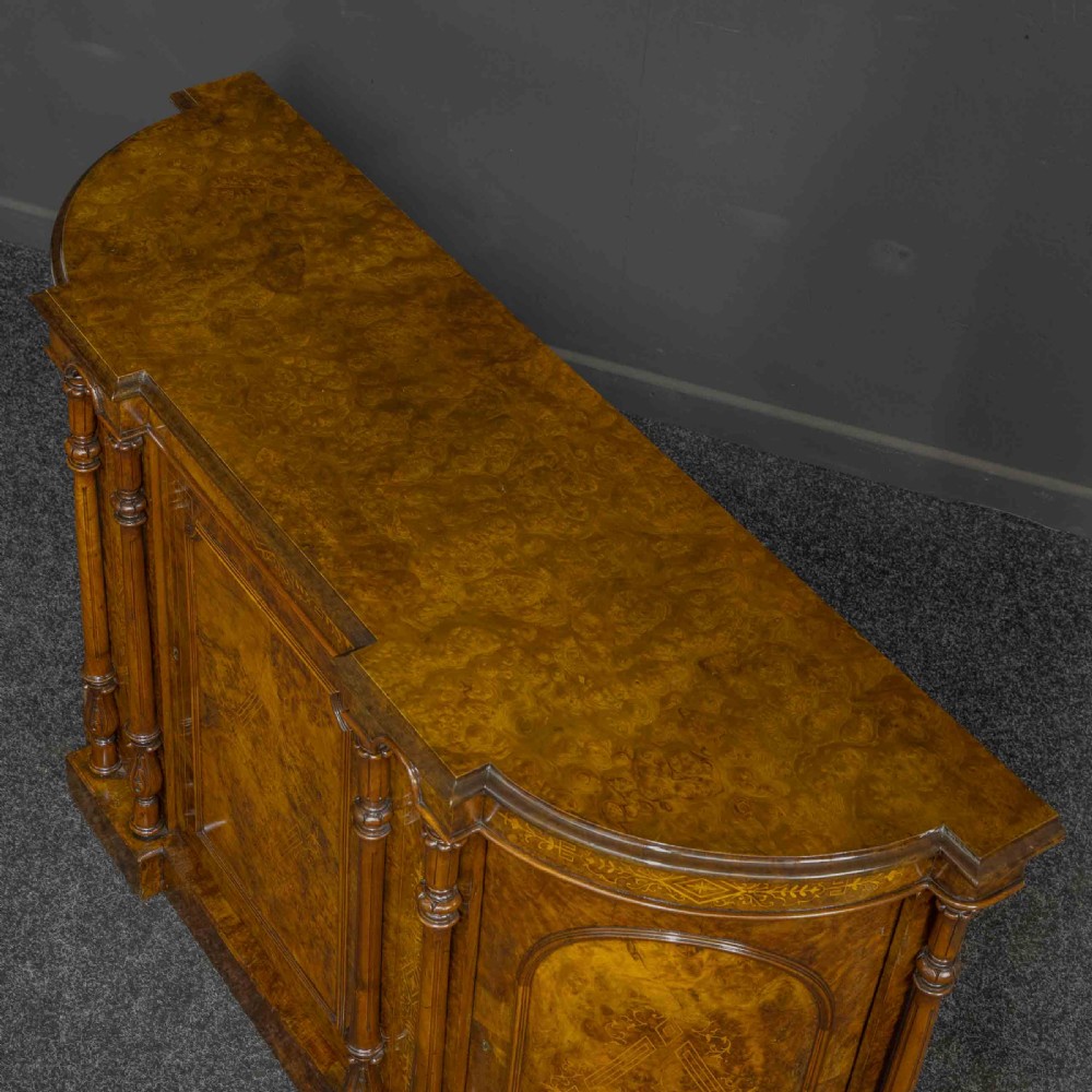 Victorian Walnut Credenza View IX