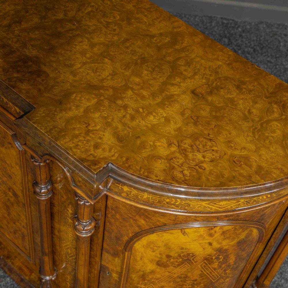 Victorian Walnut Credenza View X