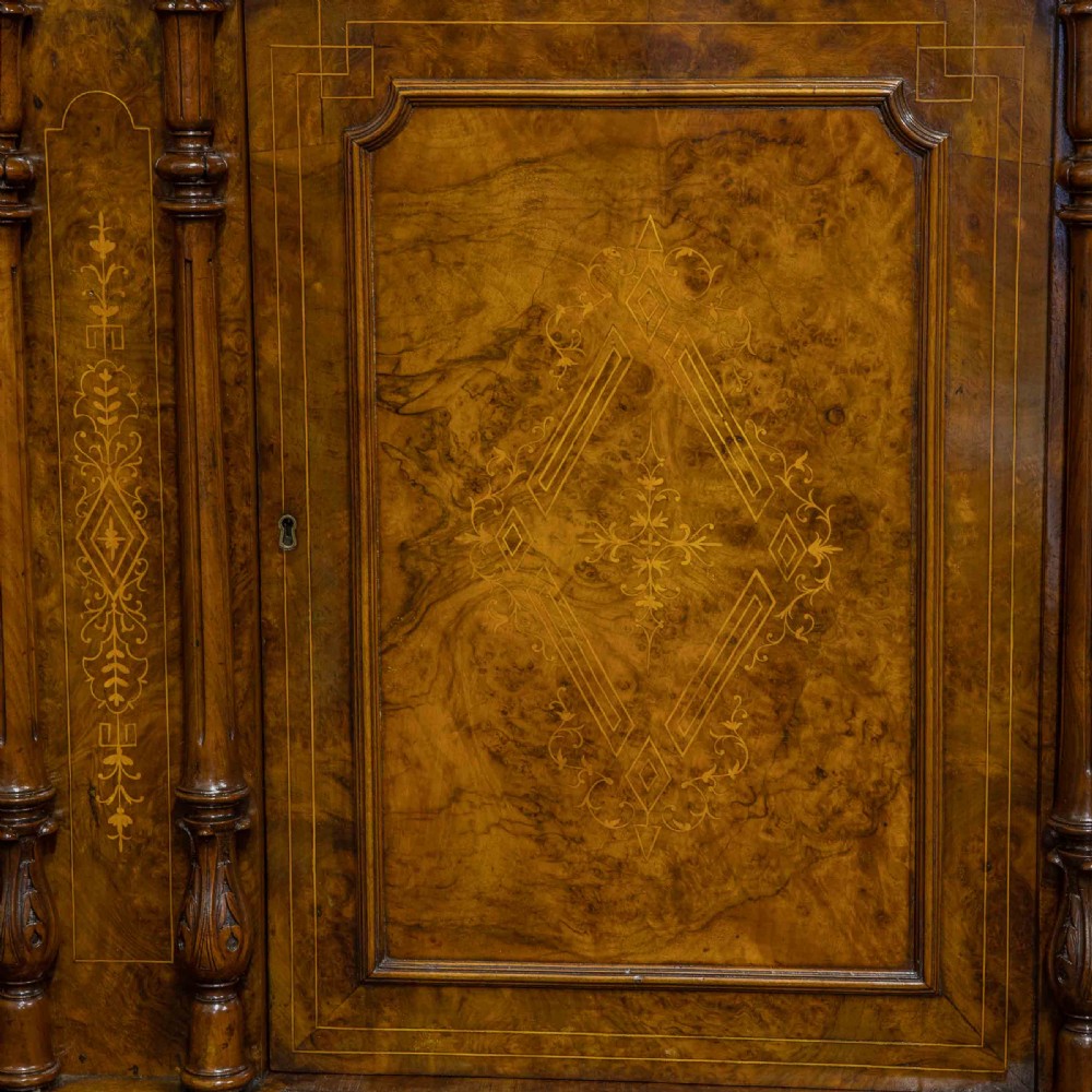 Victorian Walnut Credenza View XII