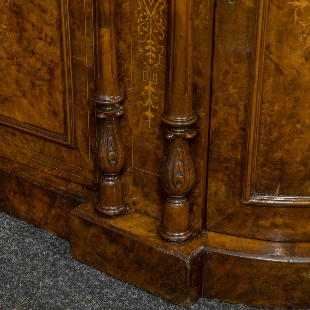 Victorian Walnut Credenza View XIV