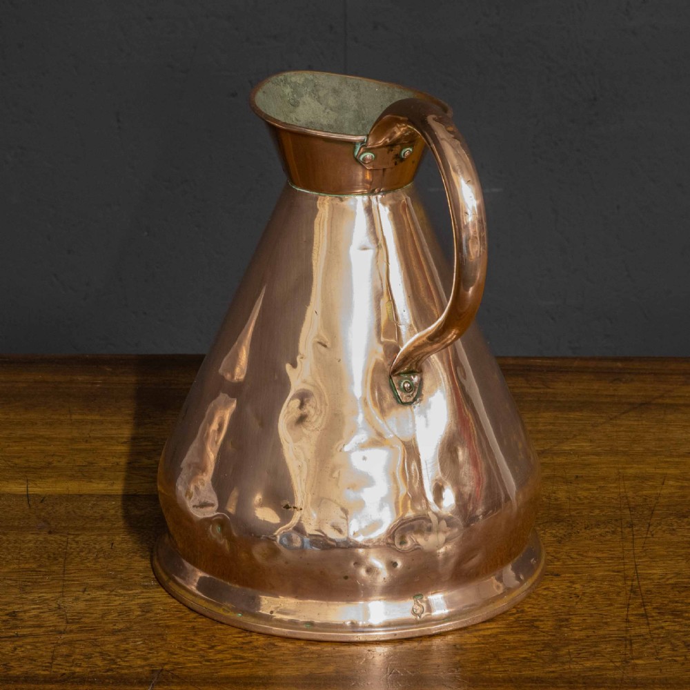 Victorian One Gallon Copper Flagon View IV
