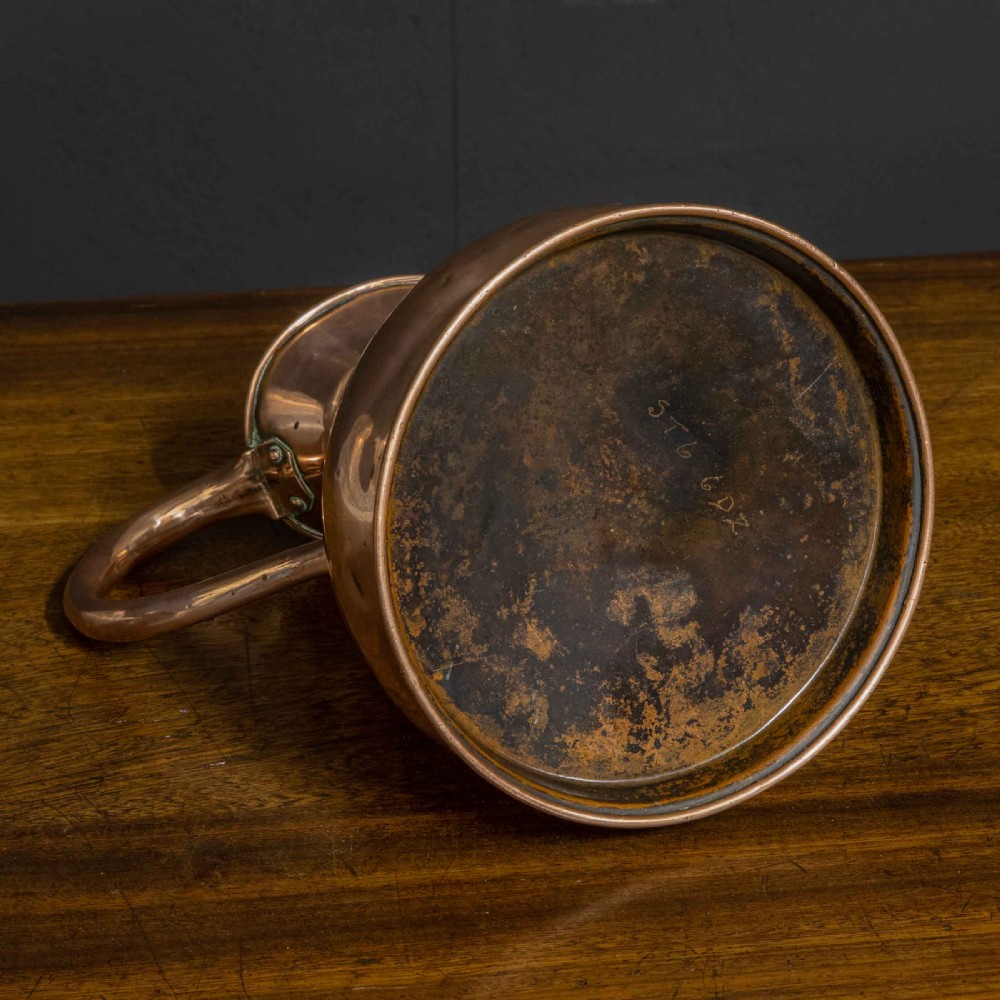 Victorian One Gallon Copper Flagon View VII