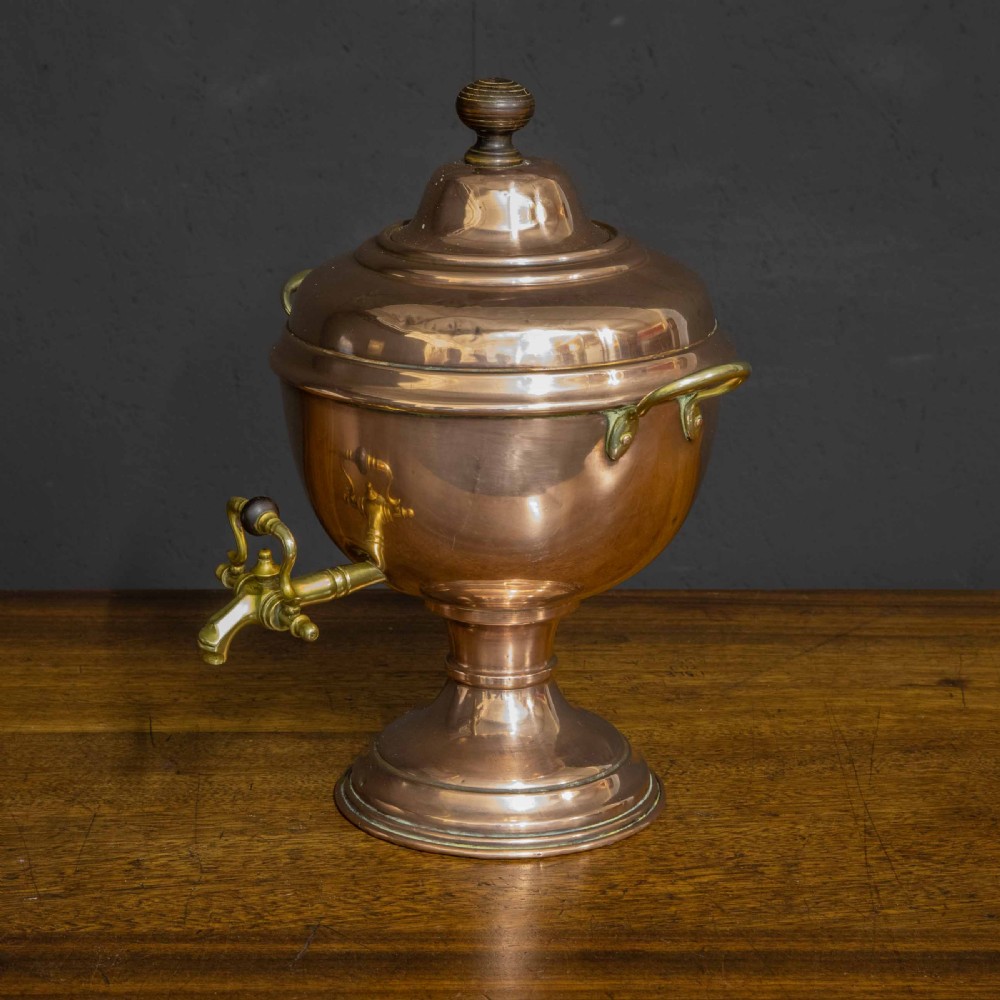Victorian Copper Tea Urn View II