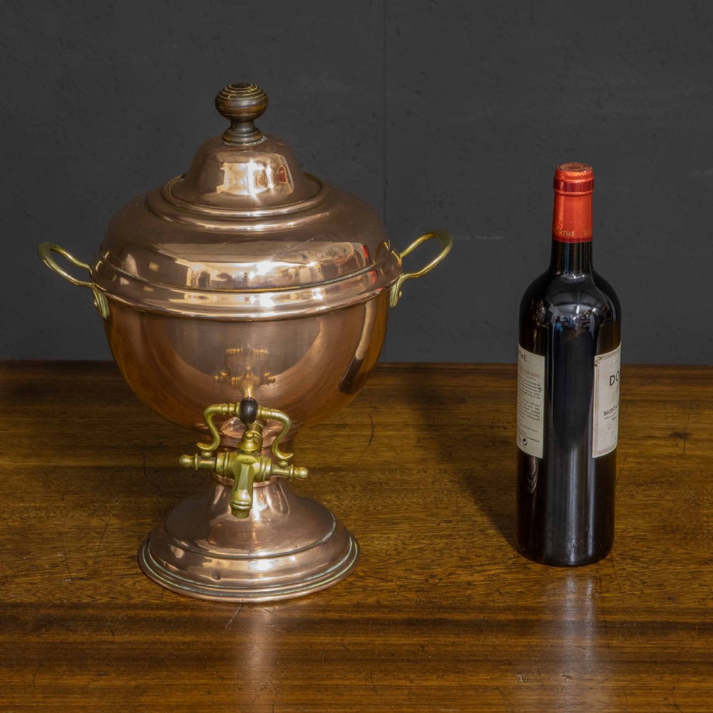 Victorian Copper Tea Urn View X