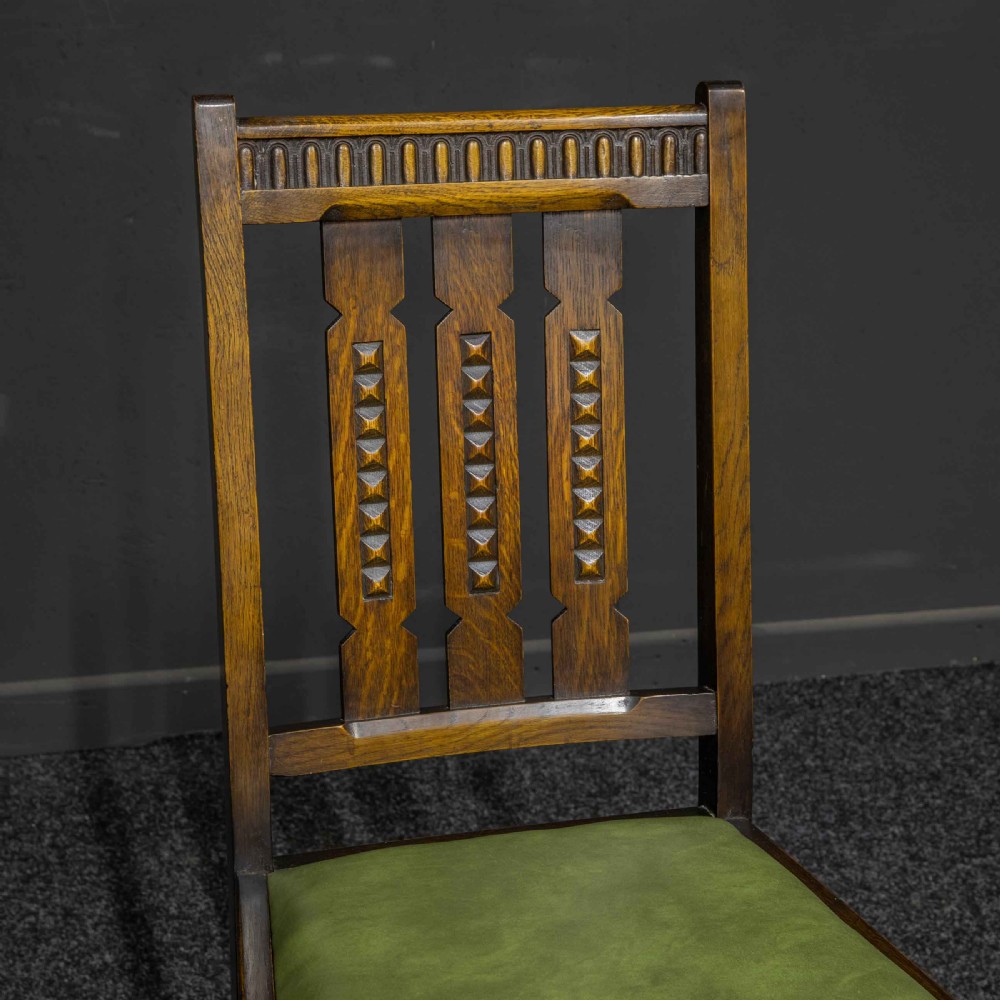 Oak Dining Set with Table and Four Chairs View VIII