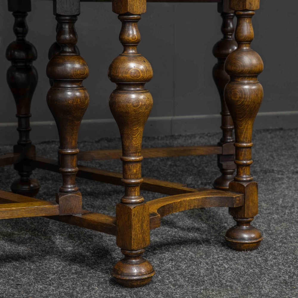 Oak Dining Set with Table and Four Chairs View XIII