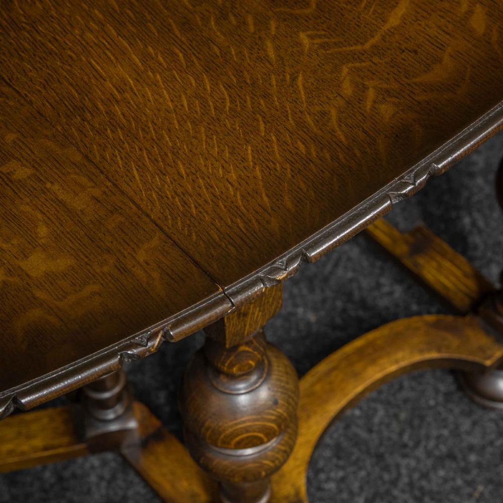 Oak Dining Set with Table and Four Chairs View XIV