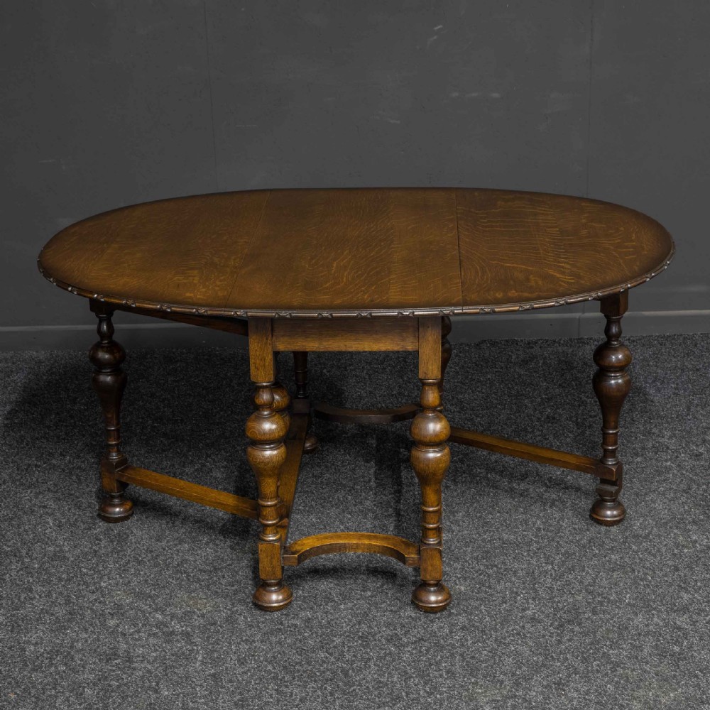 Oak Dining Set with Table and Four Chairs View XVII