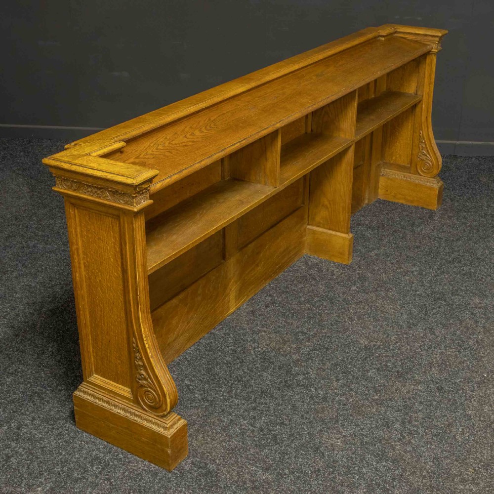 Early 20th Century Pair of Oak Pew Fronts View XIV