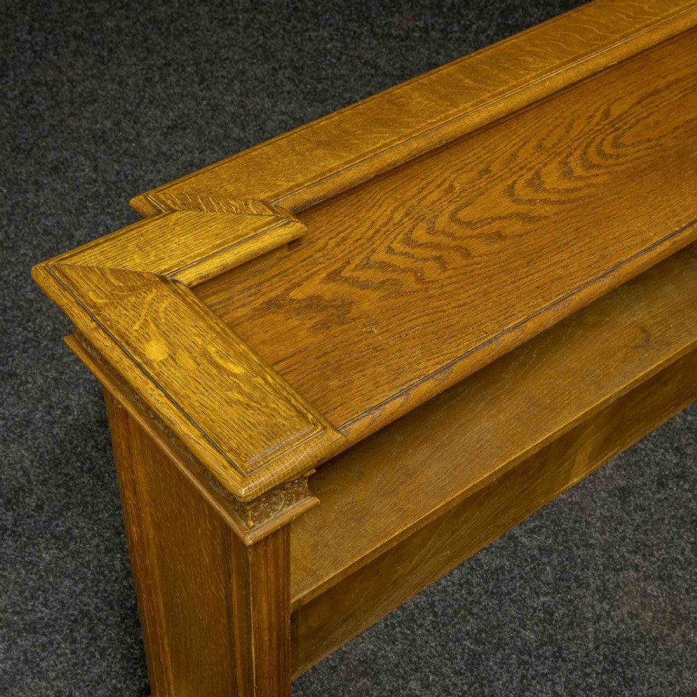 Early 20th Century Pair of Oak Pew Fronts View XVI