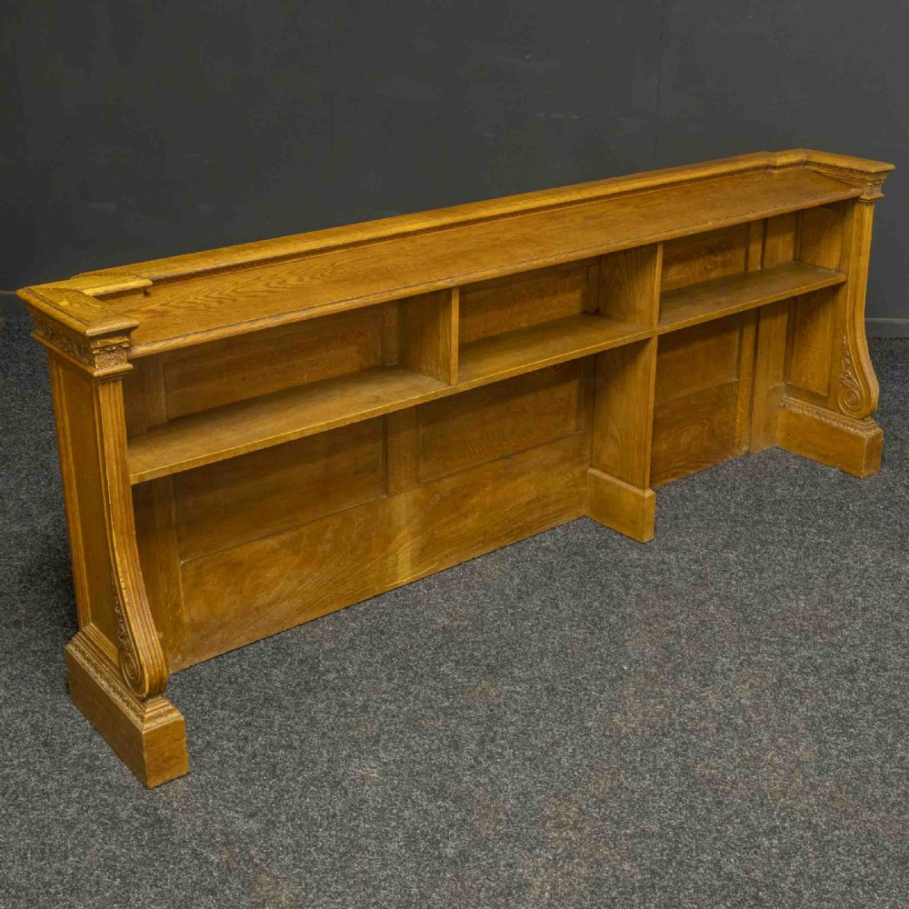 Early 20th Century Pair of Oak Pew Fronts View XVII