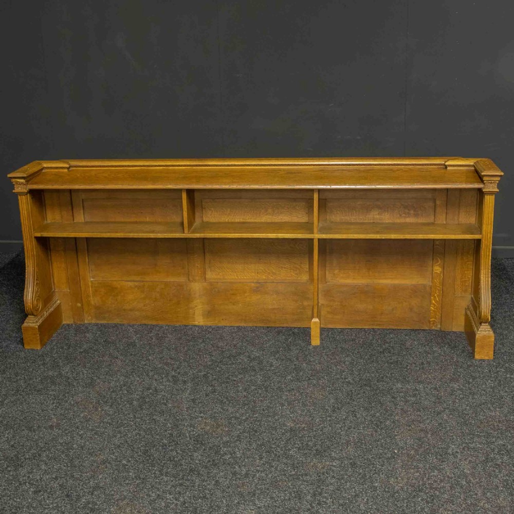 Early 20th Century Pair of Oak Pew Fronts View XVIII