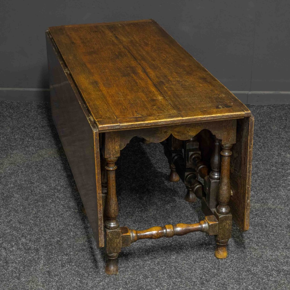 Early 18th Century Oak Double Gateleg Table View VI