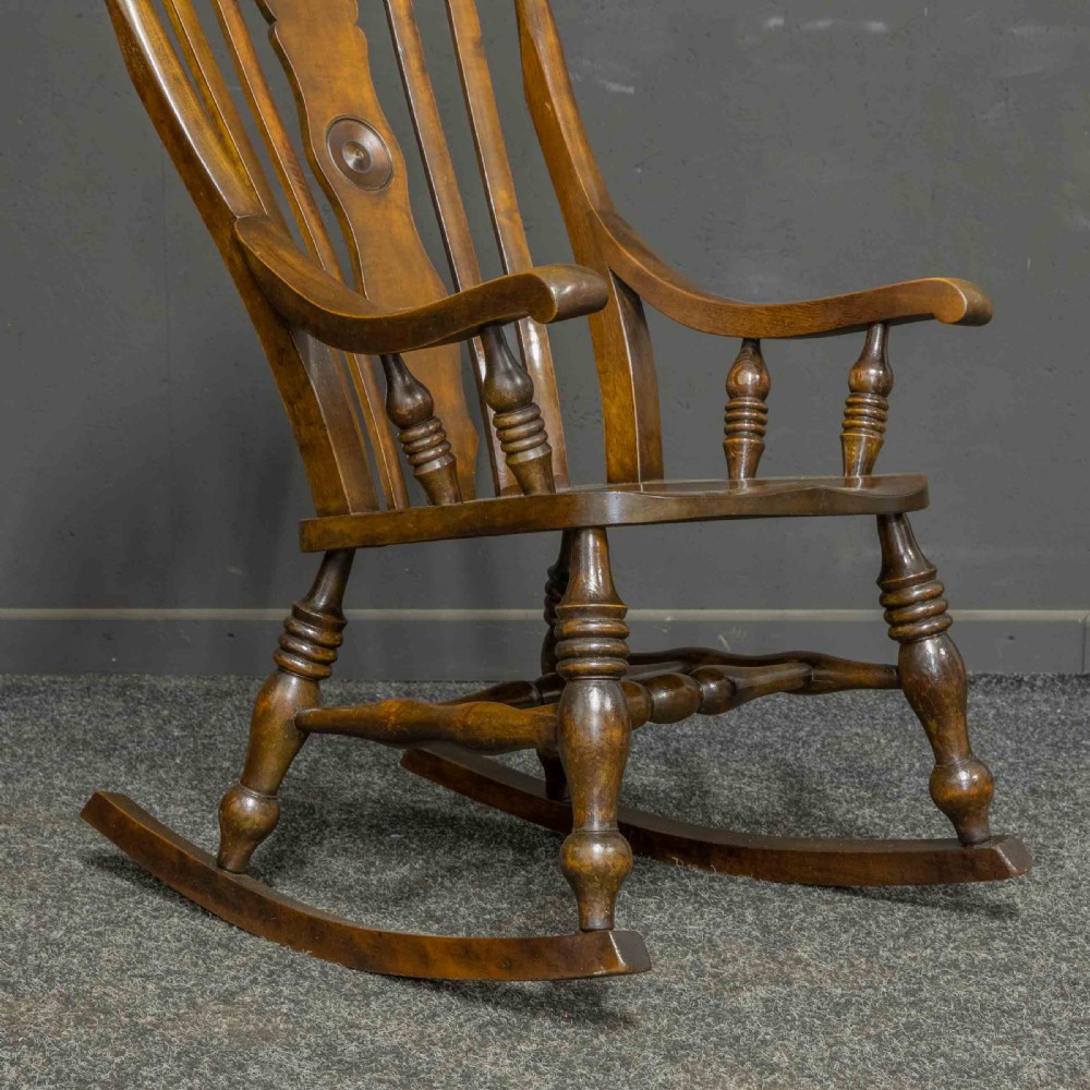 Pair of Victorian Rocking Chairs View X