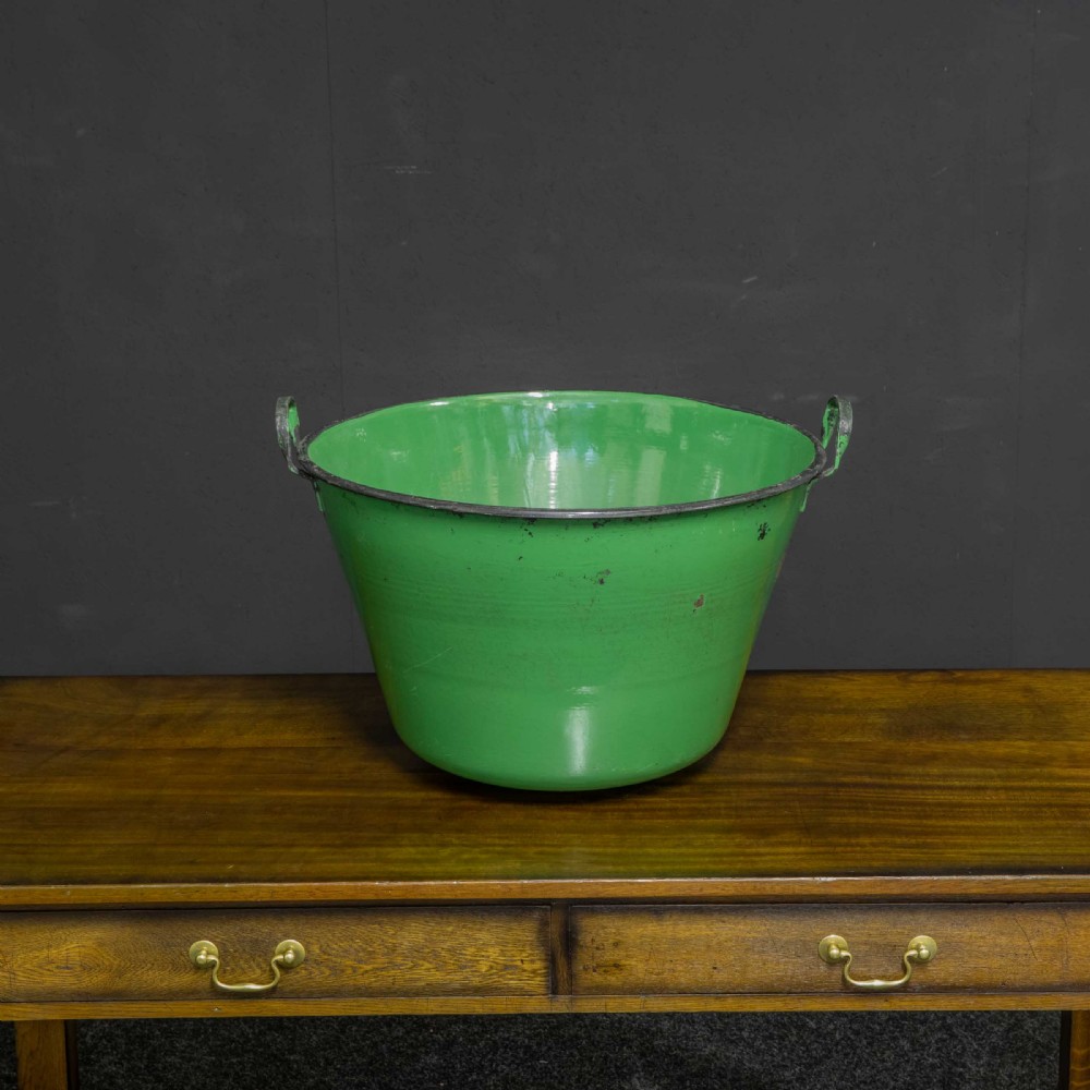 Massive Enamelled Bin