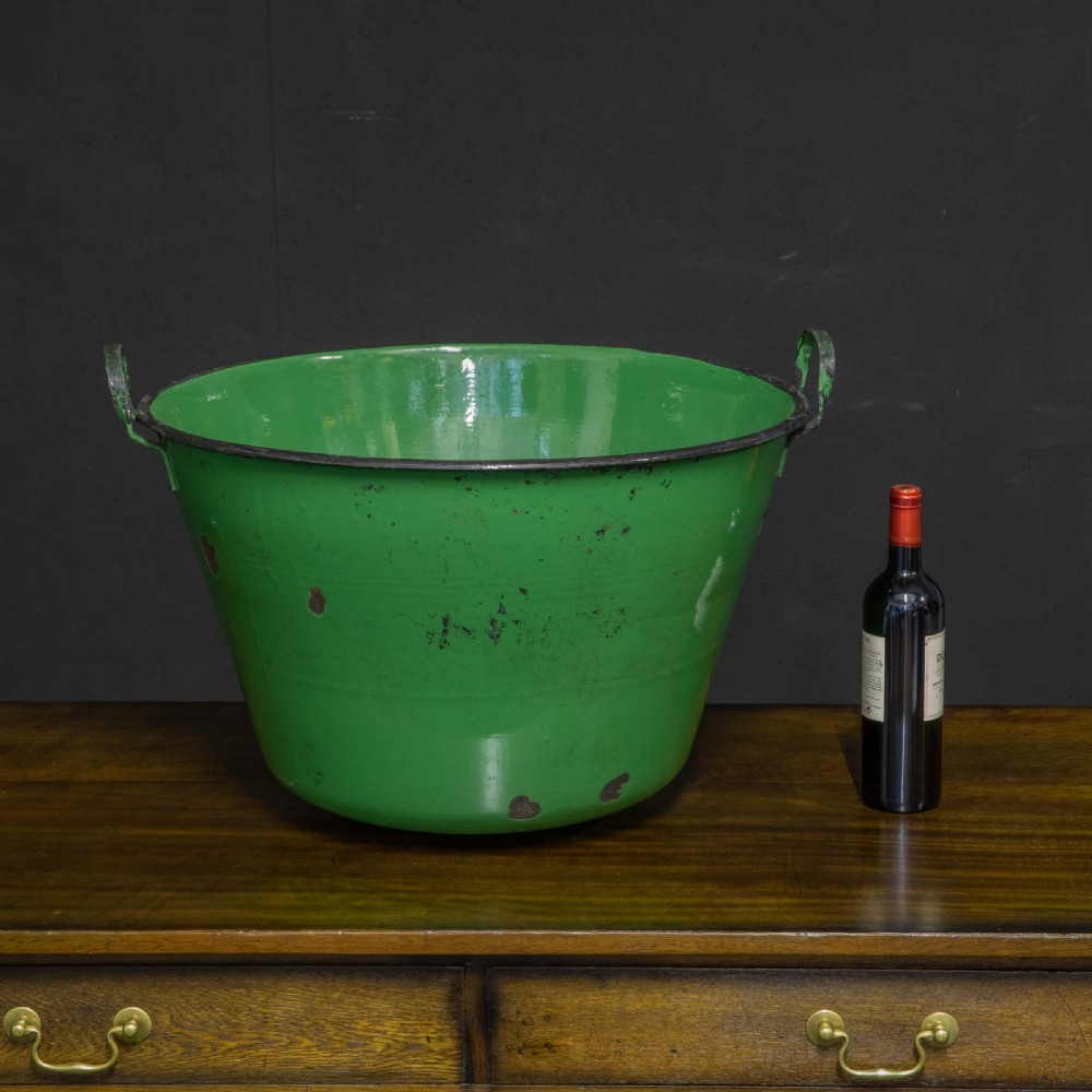 Massive Enamelled Bin View IX
