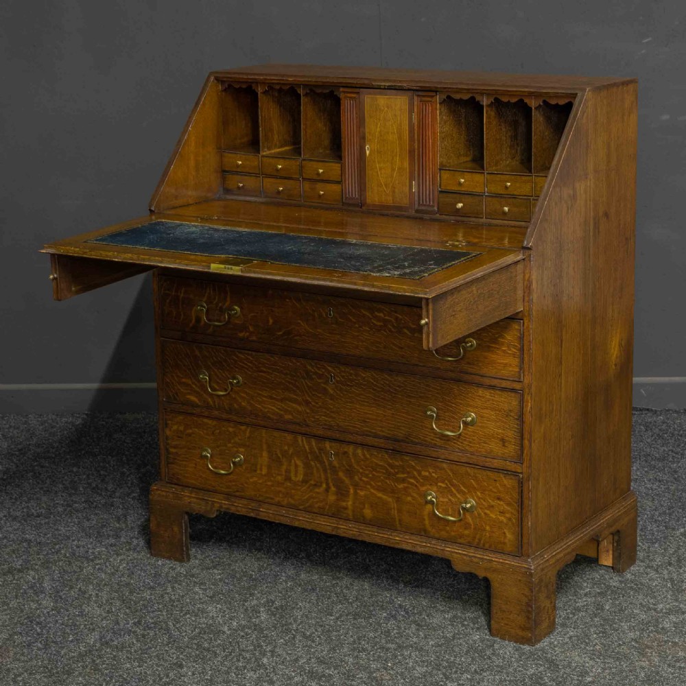 Georgian Oak Bureau View XI
